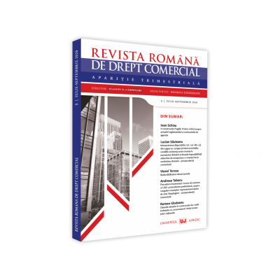 Revista Romana De Drept Comercial Nr 3 2020 Librariadelfin Ro