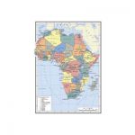 Harta Africa A4 - plastifiata