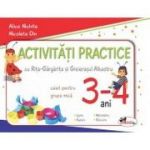 Activitati practice cu Rita-Gargarita si Greierasul Albastru, pentru grupa mica 3-4 ani