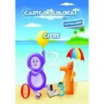 Carte de colorat cu abtibilduri. Cifre