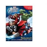 Avengers Assemble. Razbunatorii. Carte joc cu 12 figurine si plansa ilustrata - Marvel