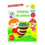 Desenez si colorez. Gradinita din padure 3-4 ani