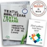 Textul nonliterar, Textul literar - Concepte teoretice si fise de lucru, clasele IX-XII - Alina Manea