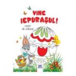 Vine iepurasul! Carte de colorat