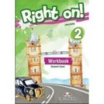 Curs de limba engleza Right on! 2 Workbook with Digibook app. Caiet Elementary A2 - Jenny Dooley
