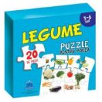 Legume. Puzzle pentru podea. 3-6 ani