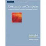 Company to Company - Teacher's Book (Cambridge Professional English)