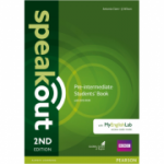 Speakout 2nd Edition Pre-intermediate Coursebook with DVD Rom & MyEnglishLab - Antonia Clare