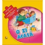 O zi acasa. Carte-puzzle