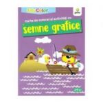 Carte de colorat si activitati cu semne grafice