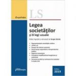 Legea societatilor si 8 legi uzuale. Actualizata 18 septembrie 2019 - Sergiu Golub