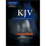 KJV Clarion Reference Bible, Black Edge-lined Goatskin Leather