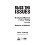 Raise the Issues. An Integrated Approach to Critical Thinking, Answer Key - Carol Numrich