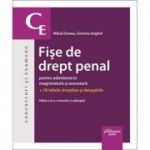 Fise de drept penal pentru admiterea in magistratura si avocatura. Editia a 6-a - Mihai Dunea, Simona Anghel