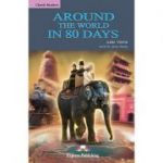 Around the world in 80 days. Retold Set cu CD - Jenny Dooley