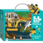 Junior Jigsaw 45 Piece Puzzle. Fixing the Road