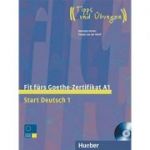 Fit furs Goethe-Zertifikat A1 Lehrbuch mit integrierter Audio-CD Start Deutsch 1 - Johannes Gerbes, Frauke van der Werff