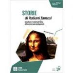 Storie di italiani famosi (libro + audio online) Livello A1/A2 - 1000 parole/Povesti ale unor italieni celebri. Nivelul A1/A2 -1000 de cuvinte(carte + audio online) - Maurizio Sandrin