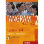 Tangram aktuell 2 Lektion 1–4 Kursbuch + Arbeitsbuch mit Audio-CD zum Arbeitsbuch - Rosa-Maria Dallapiazza