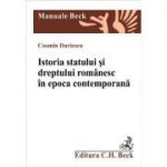 Istoria statului si dreptului romanesc in epoca contemporana - Cosmin Dariescu