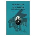 25 de studii usoare si progresive pentru pian. Opus 100 - Burgmuller