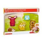 Puzzle tactil. Animalele din padure, 6 piese, HAPE