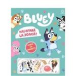 Bluey - Hai afara la joaca! Carte cu magneti