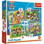 Puzzle 4in1 Patrula Catelusilor, sarbatorile