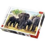 Puzzle elefanti africani, 1000 piese Trefl