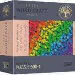 Puzzle din lemn fluturasii colorati 500+1 piese