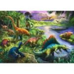 Puzzle lumea dinozaurilor 200 piese