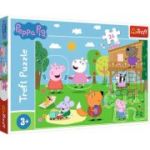 Puzzle Peppa Pig distractia din iarba 24 piese