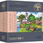 Puzzle din lemn portul in timpul verii 500+1 piese