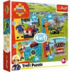 Puzzle 4in1 curajosul Sam