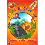 Carte de colorat si activitati practice - Animale din jungla