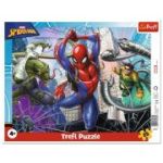 Puzzle curajosul Spiderman