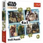 Puzzle 4in1 Star Wars, mandalorianul