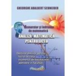 Memorator si indrumar de matematica. Analiza matematica pentru liceu - Gheorghe Adalbert Schneider