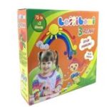 Cutie plastilina in 3 culori, 3 buc x 75 g, Lolliboni