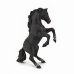 Figurina Papo cal negru cabrat