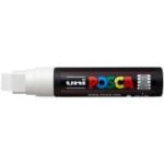 Marker UNI PC-17K 15. 0 mm, varf tesit, alb, Posca (M668)