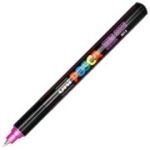 Marker UNI PC-1MR 0. 7 mm, varf metalic fin, roz metalizat, Posca (M622)