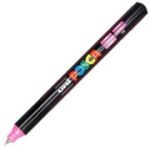 Marker UNI PC-1MR 0. 7 mm, varf metalic fin, roz, Posca (M621)