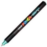 Marker UNI PC-1MR 0. 7 mm, varf metalic fin, verde metalizat, Posca