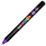 Marker UNI PC-1MR 0. 7 mm, varf metalic fin, violet, Posca