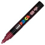 Marker UNI PC-5M 1. 8-2. 5 mm, grena, Posca (M637)