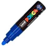 Marker UNI PC-7M 4. 5-5. 5 mm, albastru, Posca (M1102)