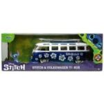 Autobuz metalic si figurina stitch, jada, scara 1: 24