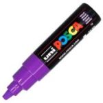 Marker UNI PC-8K 8. 0 mm, varf tesit, violet, Posca (M121)