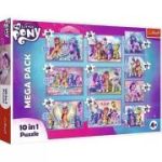 Puzzle 10in1 My little pony, Poneii stralucitori, Trefl